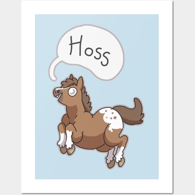 Hoss Horse Wall Art by goccart